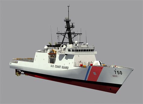 Uscgc Bertholf Legend Class Cutter Us Coast Guard D Model