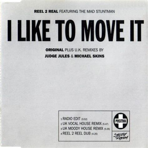 Reel 2 Real And The Mad Stuntman I Like To Move It Europe Cd Single 1993 4 Tracks 724388124522 Ebay