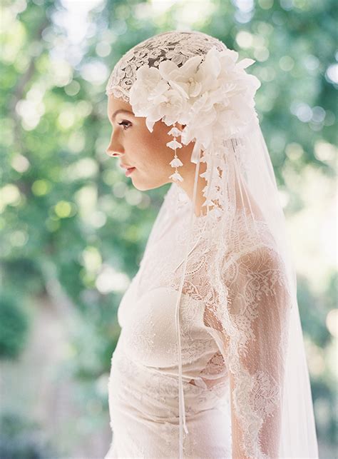 Juliet Bridal Cap Lace Wedding Veils By Erica Elizabeth Designs