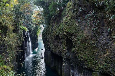 Premium Photo | Takachiho Gorge at autumn