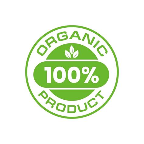 Premium Vector Organic Product Food Badge Vector