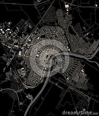 Map Of The City Of Szeged, Hungary Vector Illustration | CartoonDealer ...