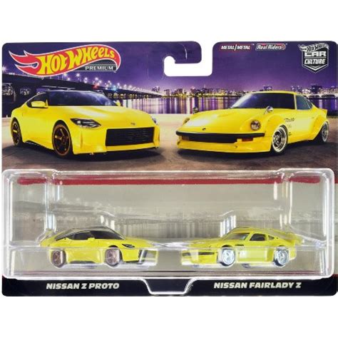 Target Exclusive Nissan Z Proto And Nissan Fairlady Z Hot Wheels Premium Car Culture Hotwheelz