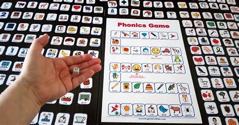 Printable phonics game | Phonics games, Phonics, Learning phonics