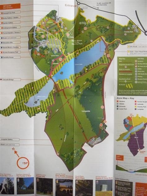 Yorkshire Sculpture Park Map