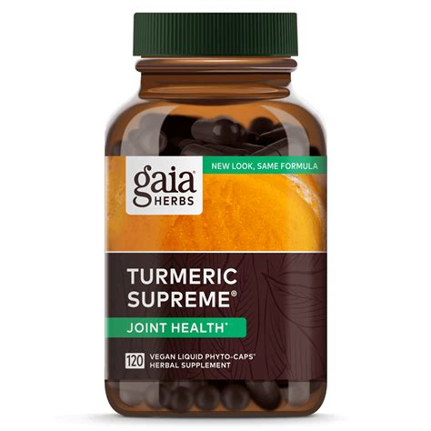 Turmeric Joint Support Supplement – Natural & Purity-Tested: Gaia Herbs®