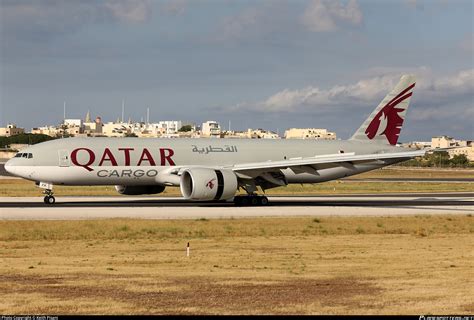 A7 BFK Qatar Airways Cargo Boeing 777 FDZ Photo By Keith Pisani ID