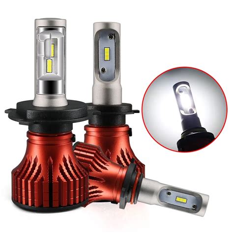 Pair H H Led Headlight Bulbs H Hb Csp Chips H Hb W