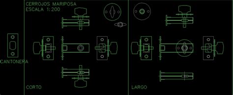 Hinge Cad Block