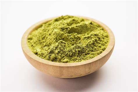 Herbal Mehandi Or Henna Powder Used For Tattoo Or As A Hair Dye In