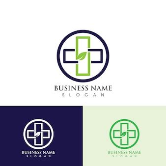 Logo De L'hôpital De Santé Et Modèle De Symbole, Vecteur De Logo Vert ...