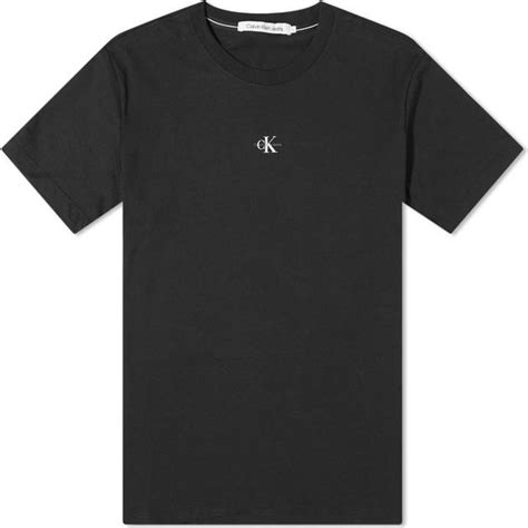 Calvin Klein Monogram T Shirt Black • Prices