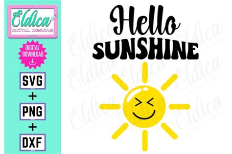 Hello Sunshine Svg Hello Summer Svg Summer Quote Svg