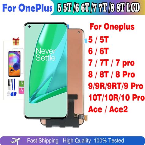 Pantalla LCD Original AMOLED Para Oneplus 3 3T 5 5T 6 6T 7 7T 7pro 8pro