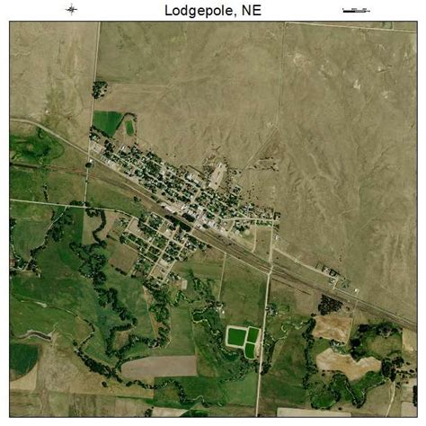 Aerial Photography Map Of Lodgepole Ne Nebraska