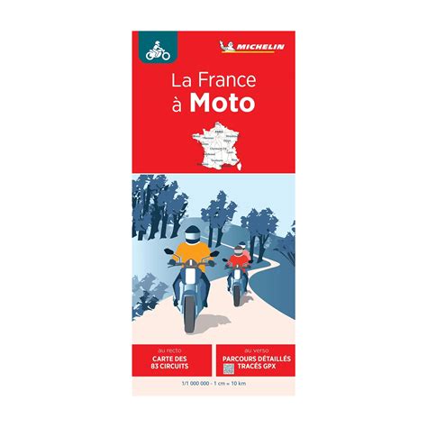 Carte Nationale La France Moto Michelin Boutique De L