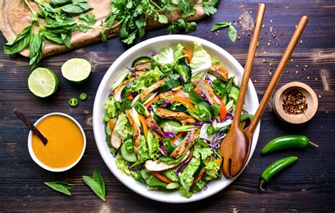 Grilled Thai Red Curry Chicken Salad Nourishing Meals®