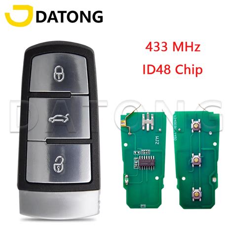 Datong World 3C0959752BA ID48 Chip 433MHz Half Smart Car Remote Control