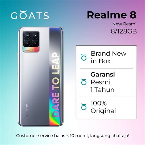 Jual Realme 8 New Fullset Original Shopee Indonesia