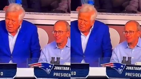 WATCH: Patriots boss Robert Kraft and President Jonathan Kraft spotted ...