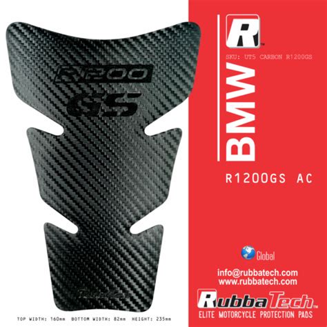 BMW R1200GS UNIVERSAL TANK PAD Rubbatech