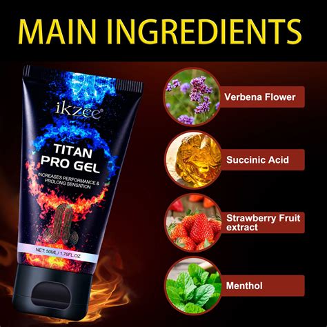 Ikzee Original Titan Pro Gel Penis Enlargement Thicken Cream Adult Men Health Sex Care Titan Gel