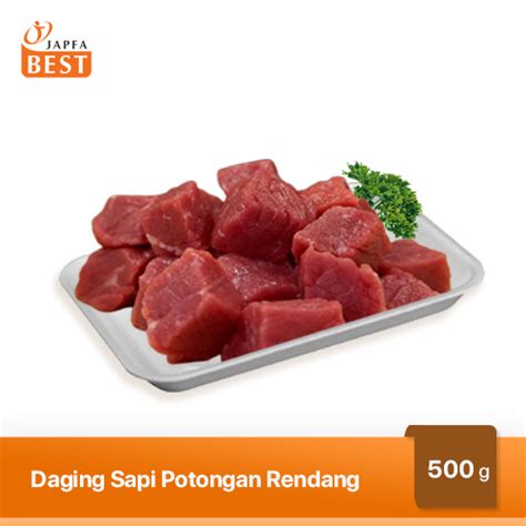 Daging Sapi Rendang Potong 500 Gr Japfa Best Online