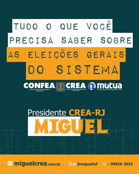 Confea Crea M Tua Saiba Tudo Sobre A Elei O Geral Do Sistema