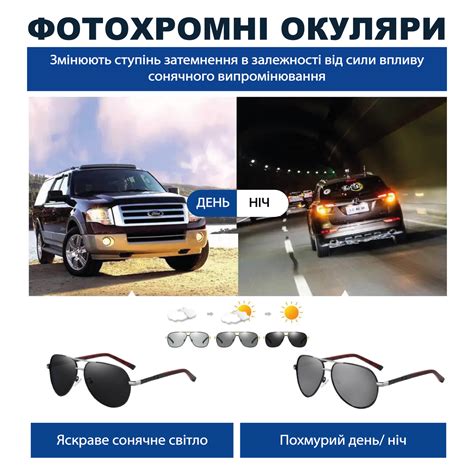 Купить Солнцезащитные очки для водителей фотохромные и поляризационные ...