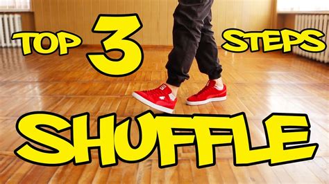 Top 3 Shuffle Dance Steps Tutorial For Beginners Youtube