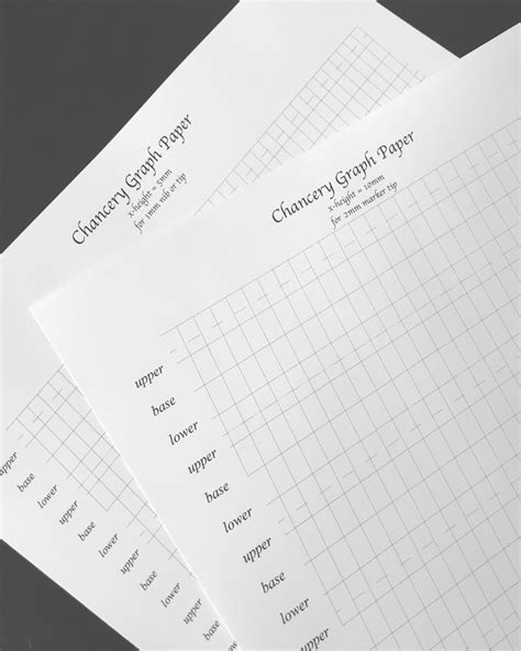 Printable-Calligraphy-Grid-Paper-Chancery | My Homeschool Printables