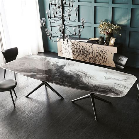 Mesa Atlantis Crystalart De Cattelan Italia Mesa De Comedor Modernos