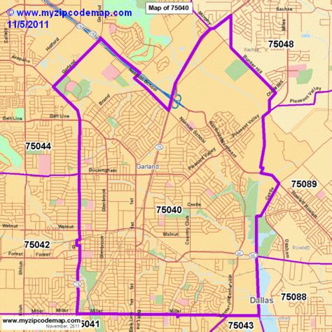 Zip Code Map of 75040 - Demographic profile, Residential, Housing ...