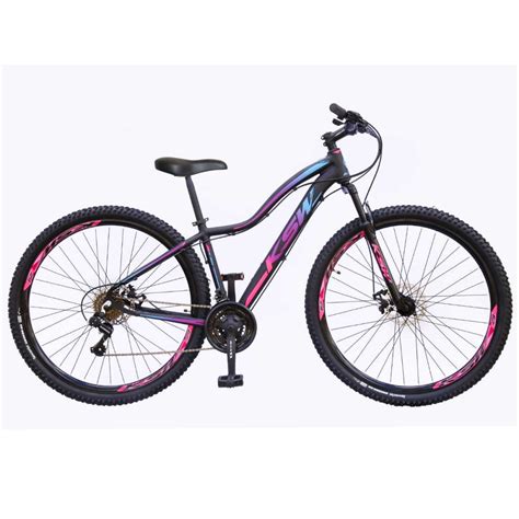 Bicicleta Aro 29 Ksw Mwza Feminina Cambios Shimano 21v Disco