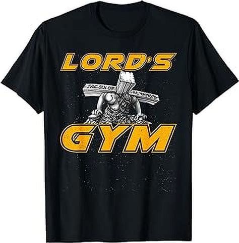 Lords Gym Christianity Sin Of World Jesus T Shirt Walmart