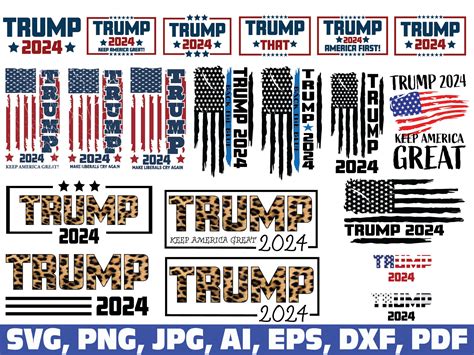 Trump Svg Trump Svg Bundle Trump Flag Svg Trump Etsy