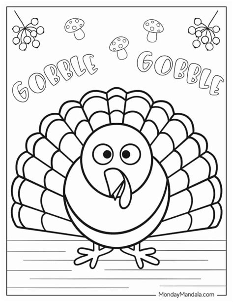 Turkey Coloring Sheet Printable Infoupdate Org