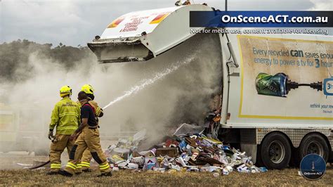 Firefighters Extinguish Garbage Truck Fire In Bonner