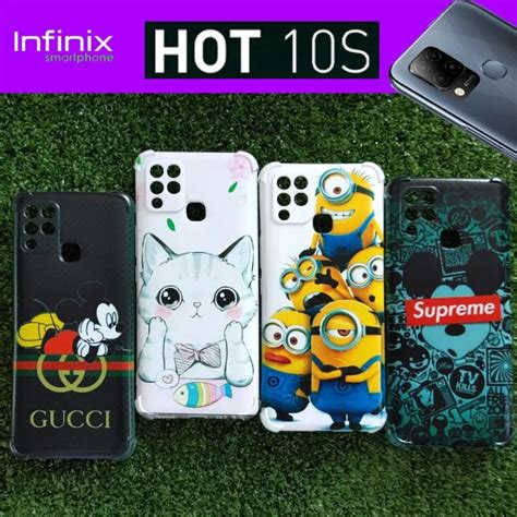 เคสมมกนกระแทรก TPU ลายการตน สำหรบ Infinix Hot 10S Lazada co th
