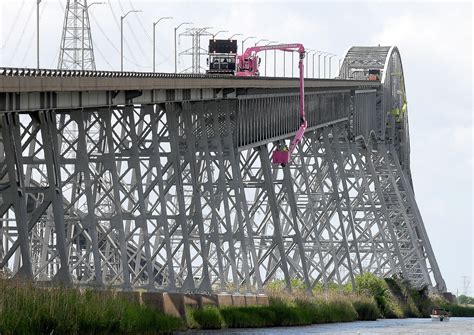 Photos Rainbow Bridge Connecting Bridge City Port Arthur Inspection