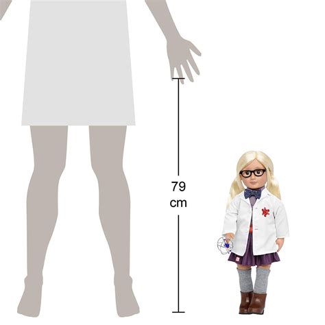 Our Generation 18 Inch Prof Inventor Amelia Doll