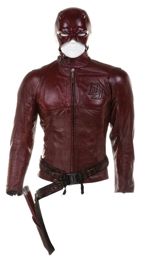 Daredevil Ben Affleck Red Leather Jacket Celebs Outfits