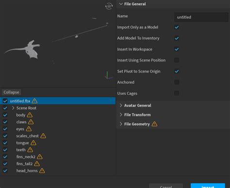 Custom 3D Rig not importing correctly - Art Design Support - Developer Forum | Roblox