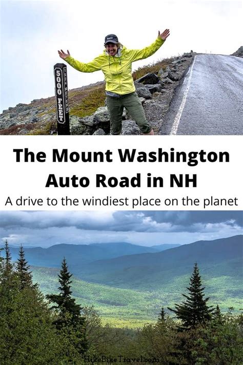 Mount Washington Auto Road Drive - Hike Bike Travel