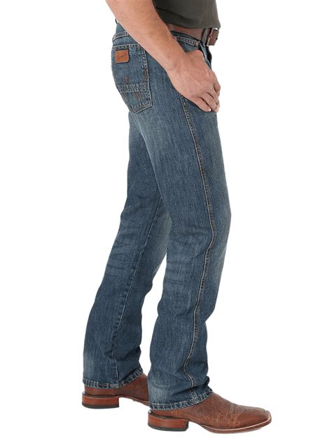 Quality Western Style Wrangler Men S Retro Slim Straight Jeans