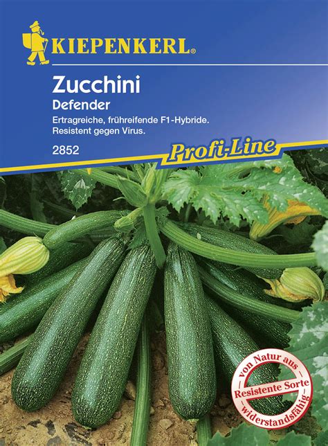 Kiepenkerl Zucchini Defender Cucurbita Pepo Inhalt Korn Kaufen