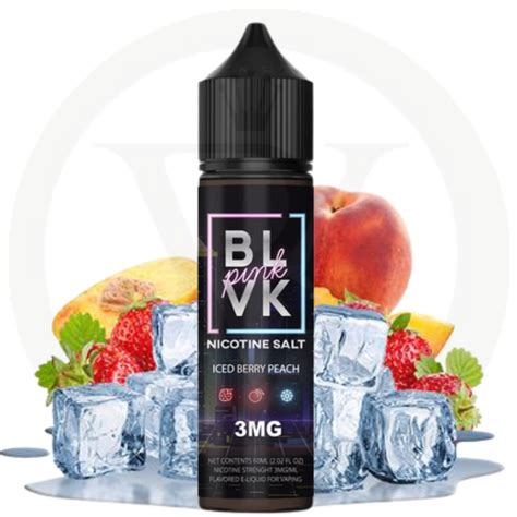 Iced Berry Peach Blvk Pink 60ml Best Online Vape Store UAE