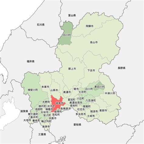 岐阜県岐阜市の地図 Map It マップ・イット