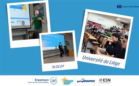 gE at the University of Liège for Le Plus de l'Erasmus - garagErasmus ...