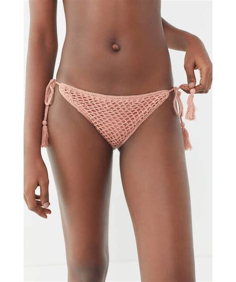 Minkpink Minkpink Minkpink Adrift Crochet Side Tie Bikini